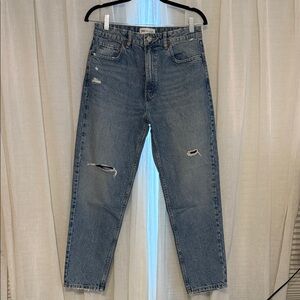 Zara Blue Straight Leg Women's Jeans